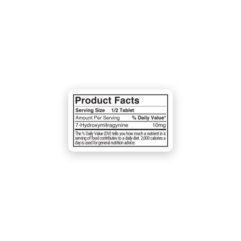 20mg 7-Hydroxy Tablets - Coconut - Thumbnail 10