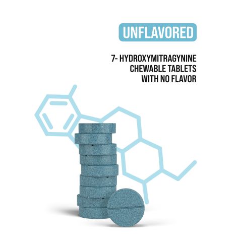 20mg 7-Hydroxy Tablets - Unflavored - Thumbnail 4