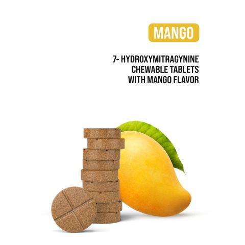 40mg 7-Hydroxy Tablets - Mango - Thumbnail 4