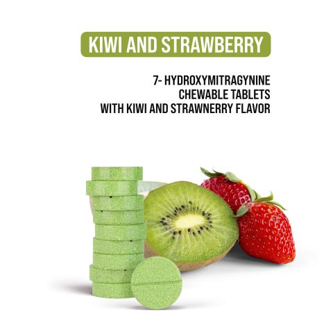 20mg 7-Hydroxy Tablets - Kiwi & Strawberry - Thumbnail 4