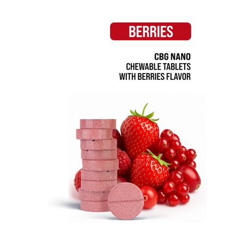 25mg CBG Nano Tablets - Berries - Thumbnail 4