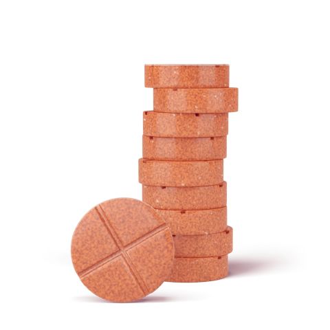 50mg Ashwagandha, L-Theanine, L-THP Tablets - Peach Citrus - Thumbnail 1