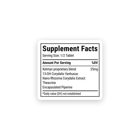 50mg Ketmyn Tablets - Unflavored - Thumbnail 10