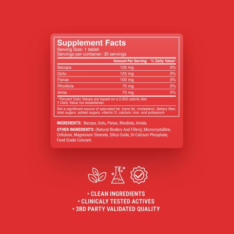 500mg - Nootropic Clarity - Mood Tablets - Thumbnail 9