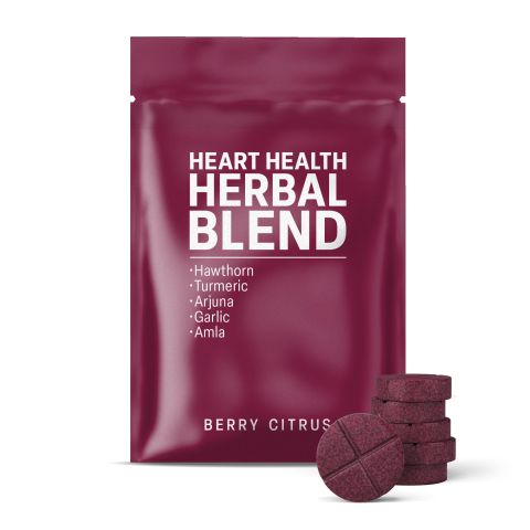 500mg - Heart Health Herbal Blend - Mood Tablets - Thumbnail 2