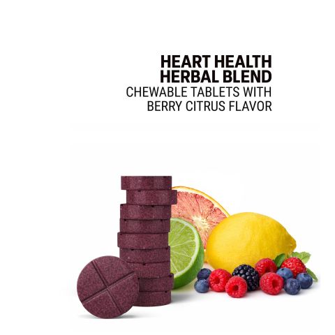 500mg - Heart Health Herbal Blend - Mood Tablets - Thumbnail 4