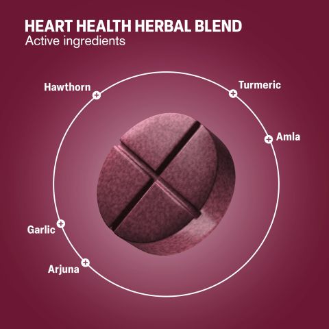 500mg - Heart Health Herbal Blend - Mood Tablets - Thumbnail 5