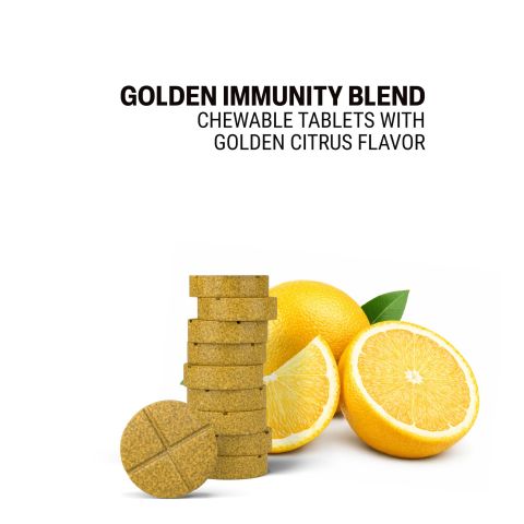 500mg - Asian Golden Immunity Blend - Mood Tablets - Thumbnail 4