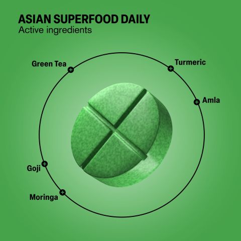 500mg - Asian Superfood Daily - Mood Tablets - Thumbnail 5