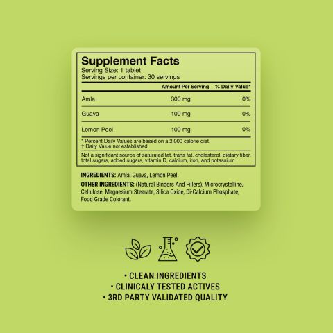 500mg - Amla Vitamin C - Mood Tablets - Thumbnail 9