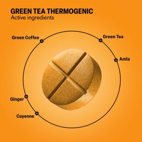 500mg - Green Tea Thermogenic - Mood Tablets - Thumbnail 5