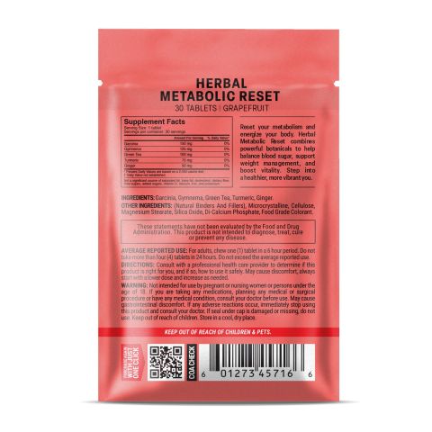 500mg - Herbal Metabolic Reset - Mood Tablets - Thumbnail 8