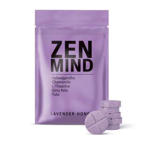 500mg - Zen Mind - Mood Tablets - Thumbnail 2