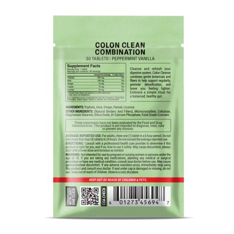 500mg - Colon Clean Combination - Mood Tablets - Thumbnail 8