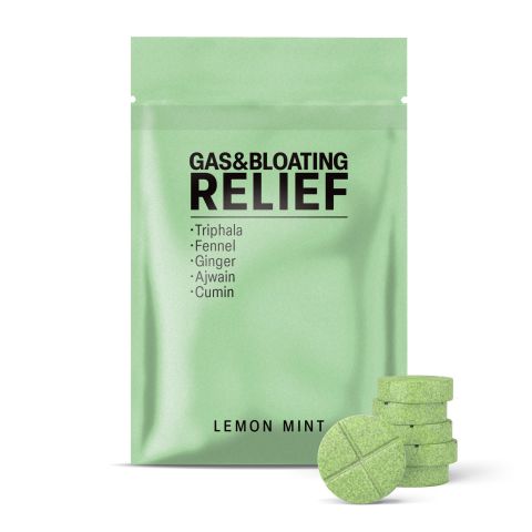 500mg - Gas & Bloating Relief - Mood Tablets - Thumbnail 2