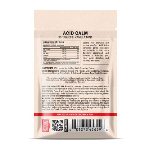 500mg - Acid Calm - Mood Tablets - Thumbnail 8