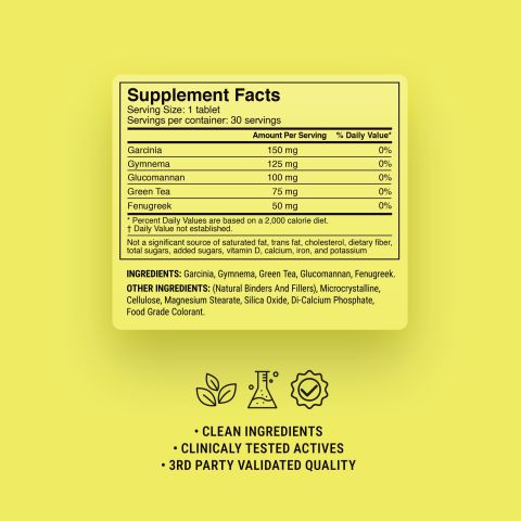 500mg - Appetite Control - Mood Tablets - Thumbnail 9