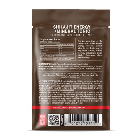 500mg - Shilajit Mineral Energy - Mood Tablets - Thumbnail 8