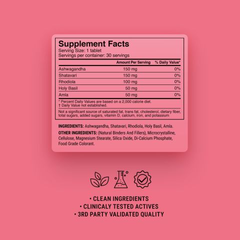 500mg - Hormone Reset Stack - Mood Tablets - Thumbnail 9