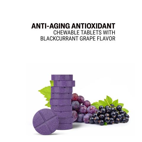 500mg - Anti-Aging Antioxidant - Mood Tablets - Thumbnail 4